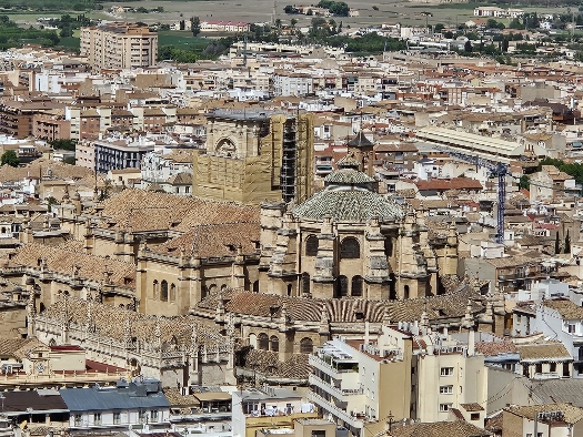 Alhambra - Blick auf Granada