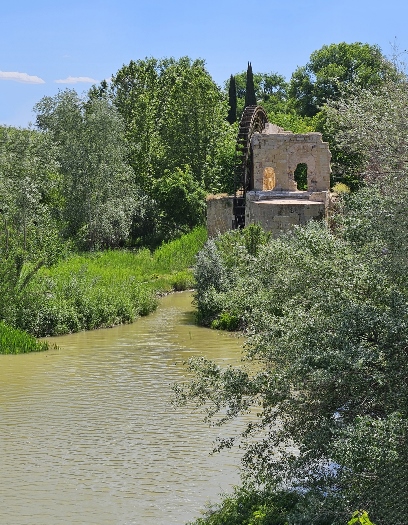 Überreste römischer Bebauung im Rio Guadalquivir