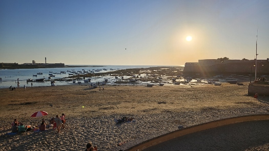 Abends am Strand - Playa de La Caleta
