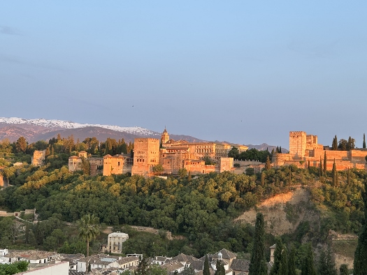 Alhambra im Abendlicht