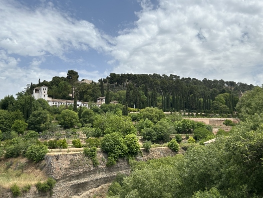 Blick auf Generalife
