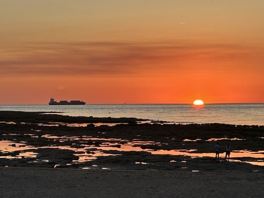 Abends am Strand - Playa de La Caleta