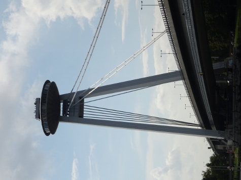 Bratislava 2022 - Brücke des Slowakischen Nationalaufstandes - UFO Tower