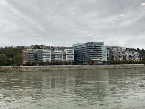 Bratislava 2022 - im Twin City Liner nach Wien