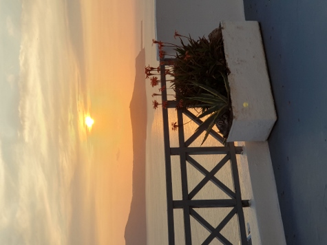 Santorini - Sonnenuntergang in Fira
