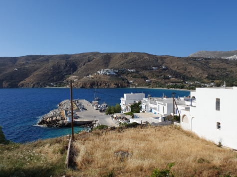 Amorgos - Egialli - der Hafen am Tag