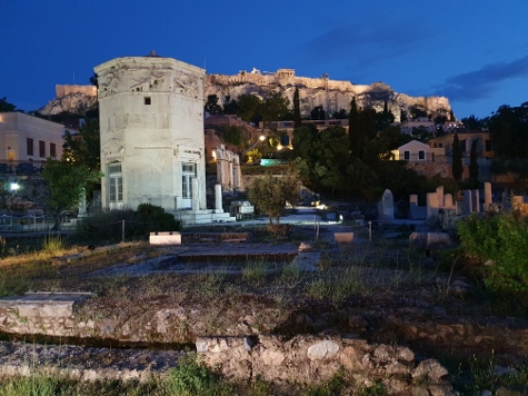 Athen - Blick zur Akropolis