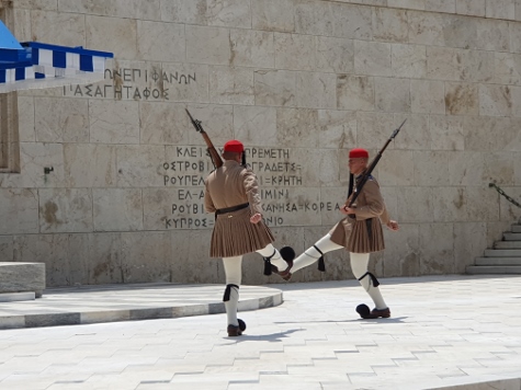 Athen - Wachwechsel der Evzonen