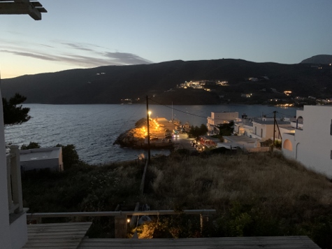 Amorgos - Egialli - der Hafen am Abend
