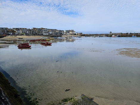 St. Ives - Hafen, mit Wasser