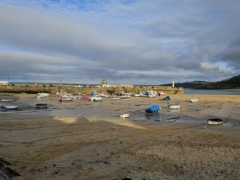 St. Ives - Hafen, trockengelegt