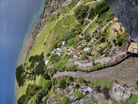 Von oben kann man runterschauen