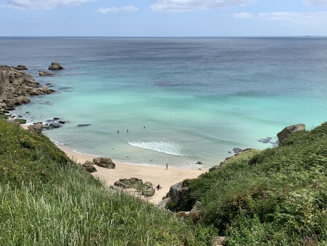 Porthcurno Beach