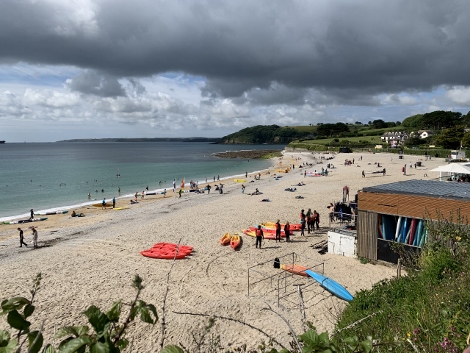 Strandleben bei wunderschönem (englischen) Wetter