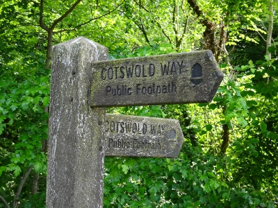 Cotswold Way Public - Footpath Sign