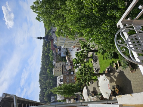 Bad Schandau - Hotel Lindenhof - Blick vom Balkon