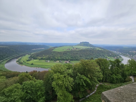 Blick auf den Lilienstein