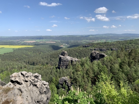 3 Steine Tour - Ausblick, jetzt aber von ganz oben