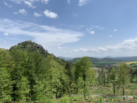 3 Steine Tour - Papststein (vom Gohrischstein aus gesehen)