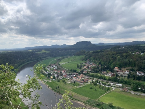 Aufstieg zur Bastei - Ausblick