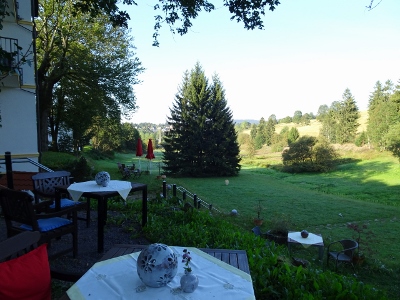 Von Masserberg nach Schmiedefeld - Terasse Hotel Gastinger