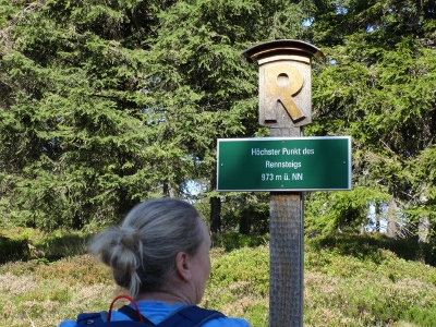 Von Schmiedefeld nach Oberhof - Plänckners Aussicht