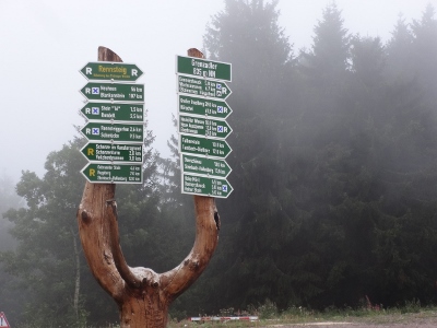 Von Oberhof nach Floh-Seligenthal - Start im Nebel
