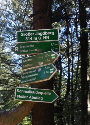 Von Floh-Seligenthal nach Ruhla (Rennsteighof) - Großer Jagdberg