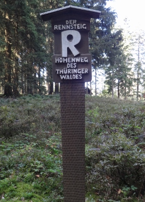 Von Ruhla nach Eisenach - Wegweiser überall