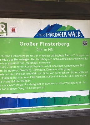 Von Schmiedefeld nach Oberhof - Großer Finsterberg