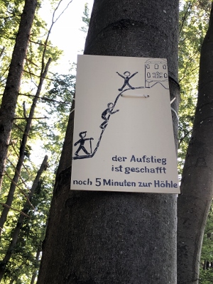 Auf dem Weg zum Schulerloch