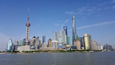 Skyline von Pudong / Shanghai