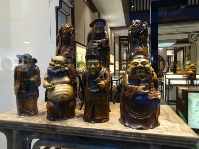 Handwerkskunst in der Old Street in Tunxi