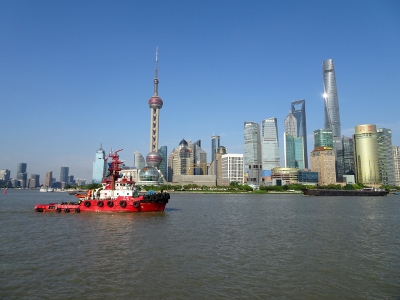 Skyline von Pudong / Shanghai
