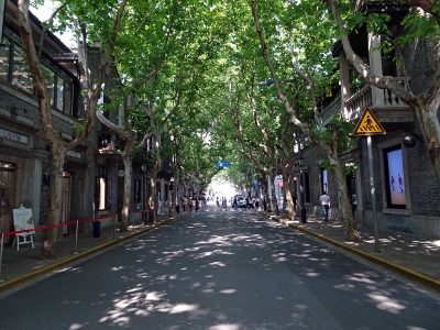 Straßenbummeln in Shanghai