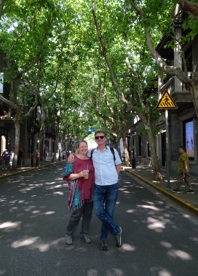 Straßenbummeln in Shanghai