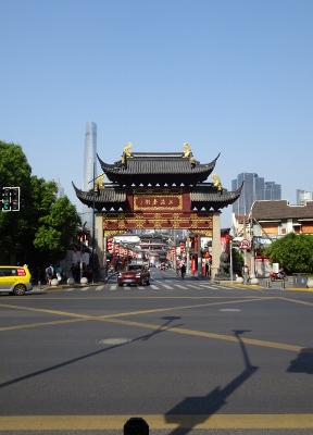 Straßenbummeln in Shanghai