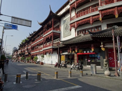 Straßenbummeln in Shanghai