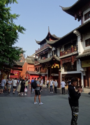 Straßenbummeln in Shanghai