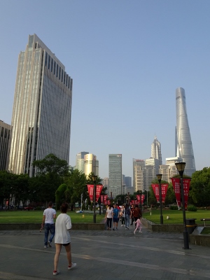 Skyline von Pudong