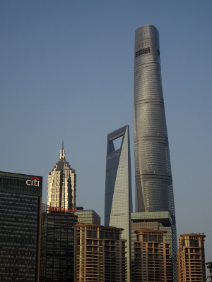 Skyline von Pudong