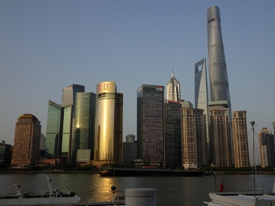 Skyline von Pudong