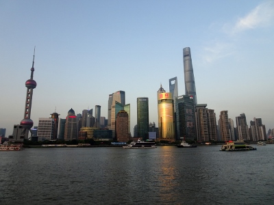 Skyline von Pudong