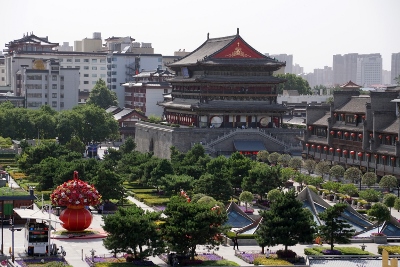 Sightseeing in Xi`an / Drumtower & Belltower