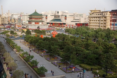 Sightseeing in Xi`an / Drumtower & Belltower