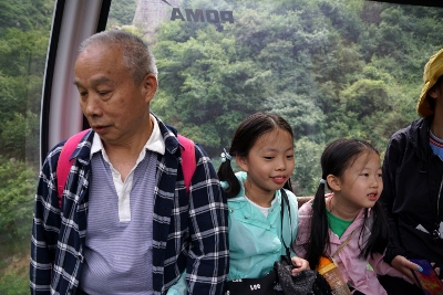 Irre Seilbahnfahrt zum Huashan Mountain