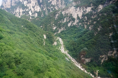 Irre Seilbahnfahrt zum Huashan Mountain