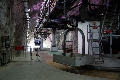 Irre Seilbahnfahrt zum Huashan Mountain