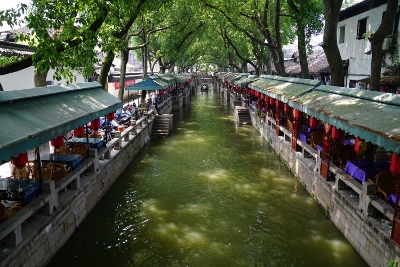 Bootsfahrt in Tongli Watertown