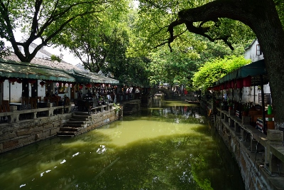 Bootsfahrt in Tongli Watertown